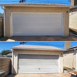 Garage door and opener / Puerta de garaje y motor 
