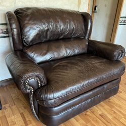 Leather couch 