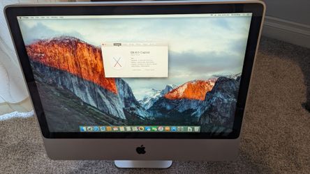2007 iMac7,1 with SSD 256GB upgrade, 24-inch Display