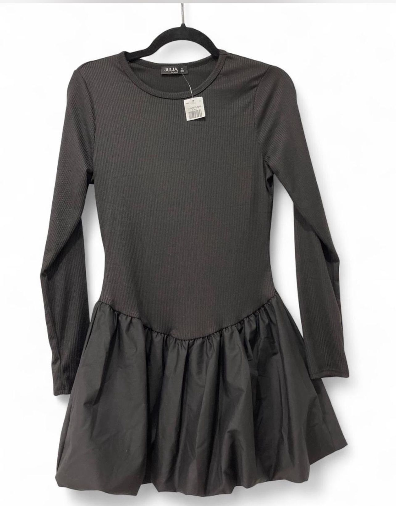 Women’s Black Bubble Hem Dress Size M- New With Tags
