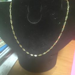 22 Inch Gold Necklace Great For Any pendant