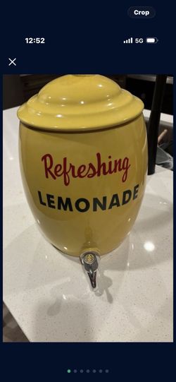 Ceramic Lemonade huge Jar