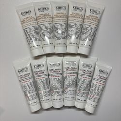 Kiehl's Calendula Deep Cleansing & Ultra Facial Cleanser mini set 11 total