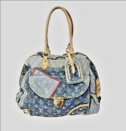 Handbag demin patch work
