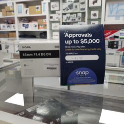 Sigma 85mm F/1.4  Sony Or Canon 