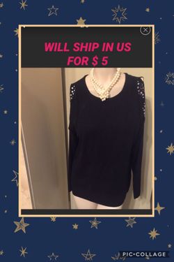 NEW W TAG JACKLYN SMITH SWEATER TOP