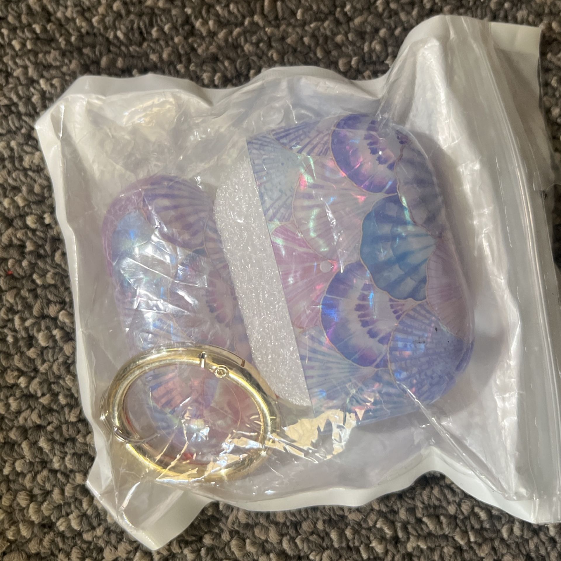 Blue Seashell AirPod Pro Case