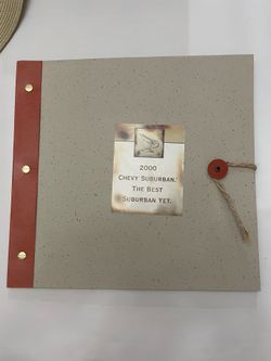 2000 Chevy Suburban Scrapbook