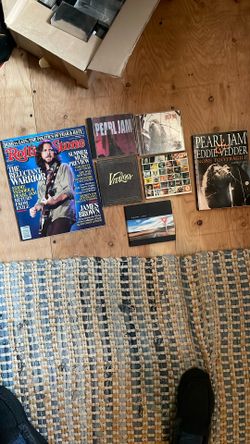 Pearl Jam/Eddie Vedder CD Book Magazine Lot
