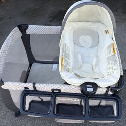 Graco Pack ’n Play Playard with Bassinet & Diaper Changing Table – $50