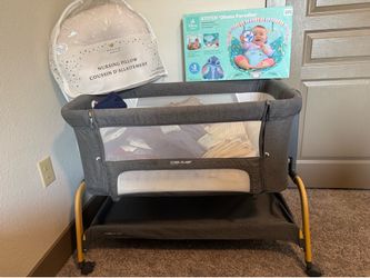 Baby boy clothes/toys/bassinet