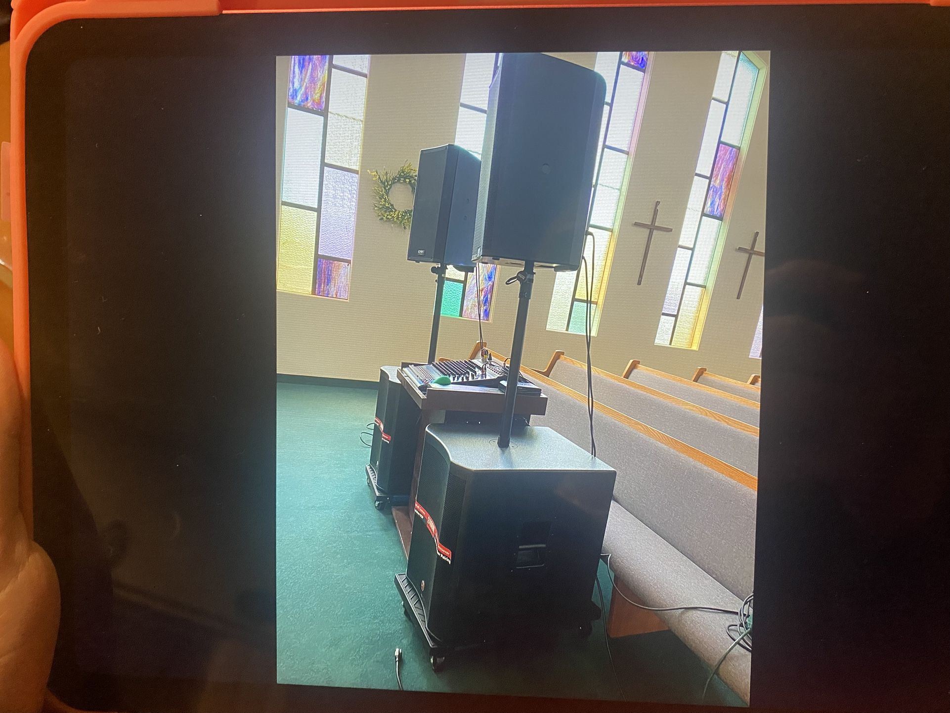 Harbinger Speaker Set With YAMAHA Mixer