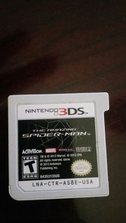 Spider man Nintendo 3ds game