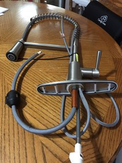 Moen “Sinema”One Handle High Arc Pulldown Kitchen Faucet S5235BL