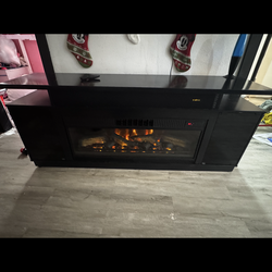 fireplace  entertaiment center