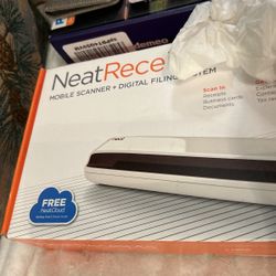 Neat Receipts Mobile Scanner Digital Fili System 