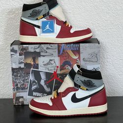 Jordan 1 Retro High Union LA Chicago Shadow.               Size 9.5 In Men 