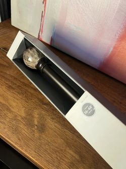 Curtain rod adjustable 36”-66” decorative drapery rod - New - in box - never used