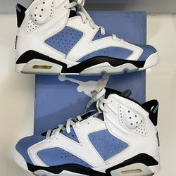 Jordan 6 Retro UNC White Men’s Size 12