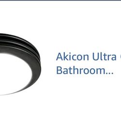 Mate Black Bathroom Exhaust Fan Light