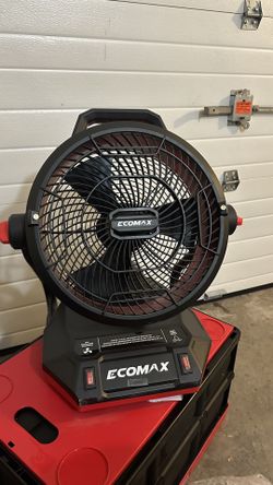 Ecomax 12” Bucket Top Misting Fan 20V - Fan Only