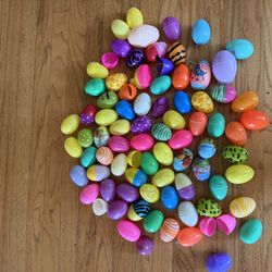 Bag Of Assorted Plastic Easter Eggs