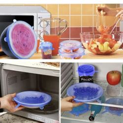 Tupperware Tops. Silicon Lids, Reusable Silicone Lids 