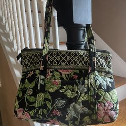  Vera Bradley Botanica Med Tote 11.5x 8