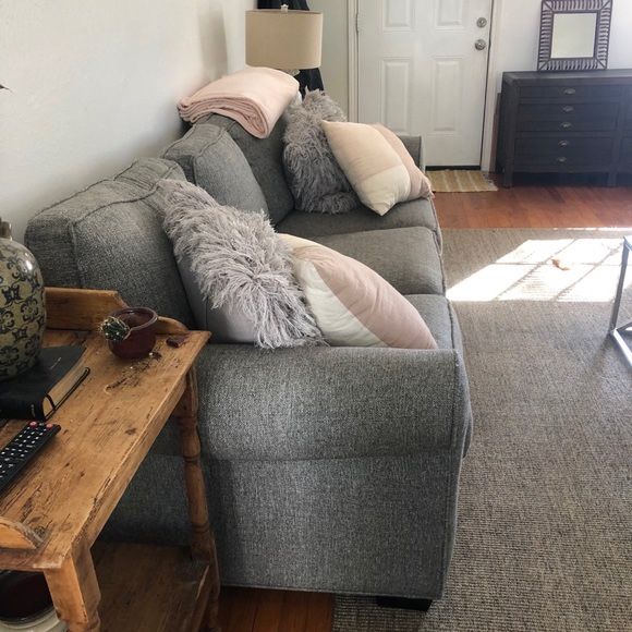 Used Rooms to go gray Couch. 2 & 3 Seat Couches