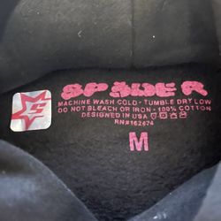 Sp5der Hoodie P*nk Black