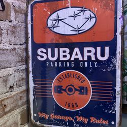 Subaru Sign