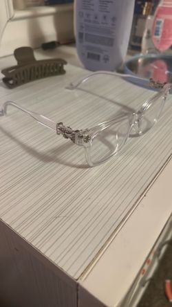 Chrome heart glasses