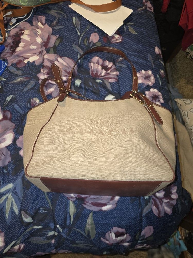 Brown Coach Handbag