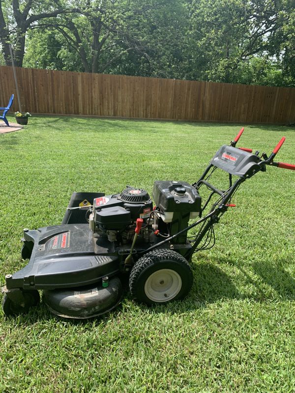 Walk Behind Mower Troy Bilt 33 inch 750 OBO only 1 year and 25 hours