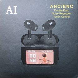 Wireless Earbuds with Display Case
