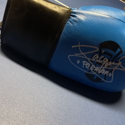 Boxing Glove Signed By Pac-Man 