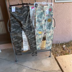 Young Ladies Size Small, Two Pairs Of Leggings And One Pair Of Levi Jeans.  All New With Tags.