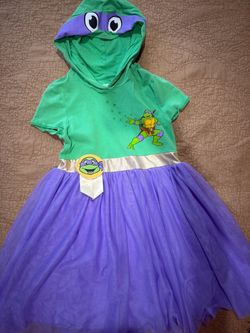 Girls Ninja Turtle dress size 10/12