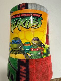 2003 TMNT fleece blanket