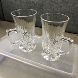 NEW: 2 Glass Mugs