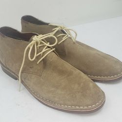 Kenneth Cole Reaction Desert Wind Tan Suede Shoes Boots Mens Size 13 M 
