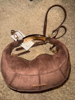 Steve Madden Suede Hobo Shoulder Bag