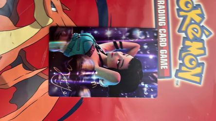 K-Pop Style Photocard with Signature