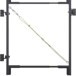 Fence Gate Kit DIY Gate Building Kit, 36"-72" Heavy Duty Wood Fence Gate Kit with 4-5 Feet Height Retails $110