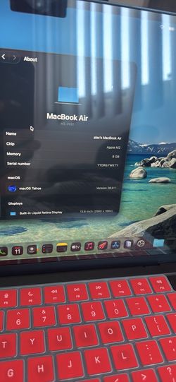 MacBook Air M2 2022 13-inch 8GB