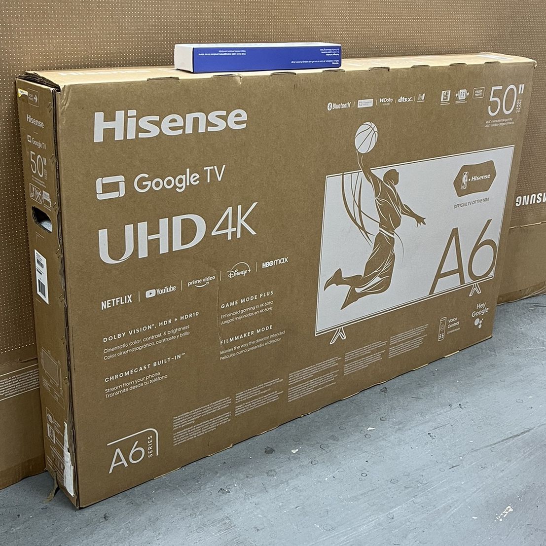 Hisense 50” A6 4K HDR Smart Tv