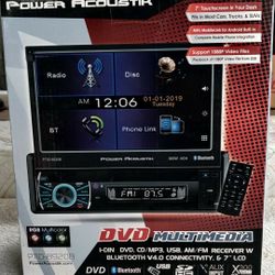 STEREO Indash POWER ACOUSTIK CD & DVD PLAY ▶️ 📞 BLOUTOOH 