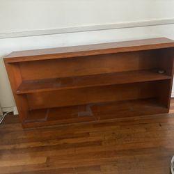 Long Bookcase Wood