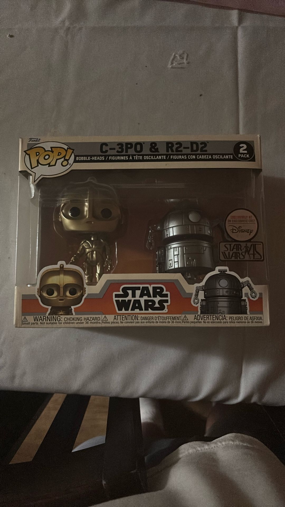 Funko Pop! Disney: Star Wars Concept – C-3PO & R2-D2 (Exclusively at Disney) 2-Pack Bobble-Heads Vinyl Figures