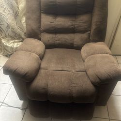 Brown recliner chair electric